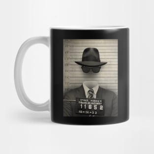 Invisible Man Mugshot by Buck Tee Mug